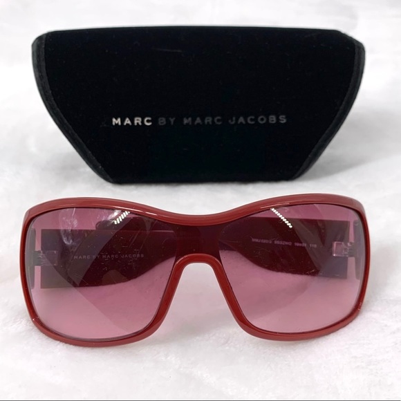 Marc By Marc Jacobs Accessories - Marc Jacobs MMJ020 Red Frame sunglasses mauve lens